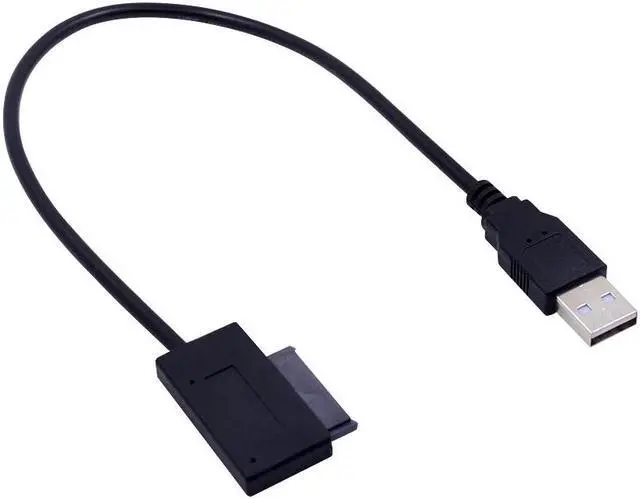 Alt view image 5 of 5 - USB 2.0 to Mini Sata II 7+6 13Pin Adapter Converter Cable for Laptop CD/DVD ROM Slimline Drive Converter HDD Caddy