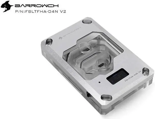 Alt view image 5 of 5 - ch FBLTFHA-04N-V2, For RyzenAMD/AM4/AM3 CPU Water Blocks, Digital Display Temperature Microwaterway Block With Controller