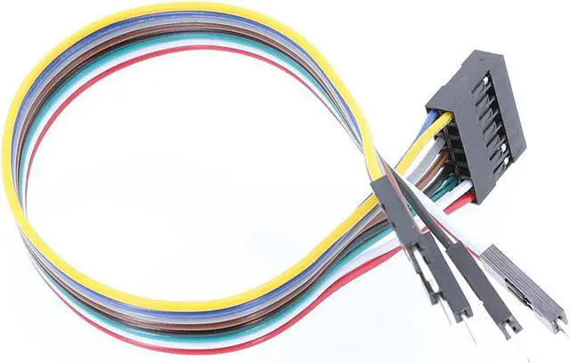 Alt view image 3 of 5 - motherboard line power switch Dupont adapter cable 8Pin for ATX motherboard  PC host shell front panel 20cm