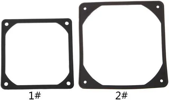 Alt view image 2 of 5 - 2 Pcs Silicone Shock Absorption Pad CPU Cooler Fan Cooling PC Case Anti Vibration Gasket Water Cool