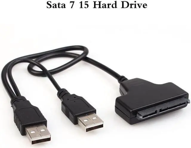 Alt view image 3 of 5 - to USB 2.0 To 7 15 22pin Adapter Cables USB 2.0 Adapter Cable For 2.5 HDD Laptop Hard Disk 2.5-inch  hard drive TSLM1