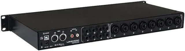 Alt view image 3 of 5 - Umix 1010 rack external sound card metal structure 24-Bit 96/192KHz 10-In/10-Out full duplex recording