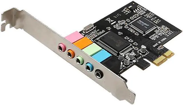 Main image of Sound card 5.1channels CMI8738 Chipset Audio Digital PCI Express Sound Card low profile bracket