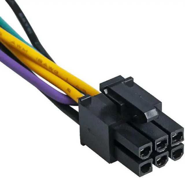 Alt view image 5 of 6 - 24 Pin to 6 Pin PCI-E ATX Main Power Adapter Cable for HP Z220/Z230 Workstation 12-inch(30cm)