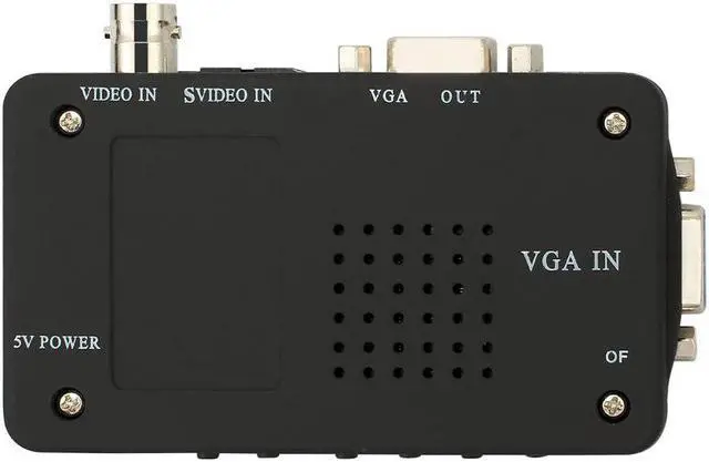 Alt view image 3 of 5 - Converter S-Video VGA to VGA HD 1080P Video Converter Adapter for PC Projector Monitor