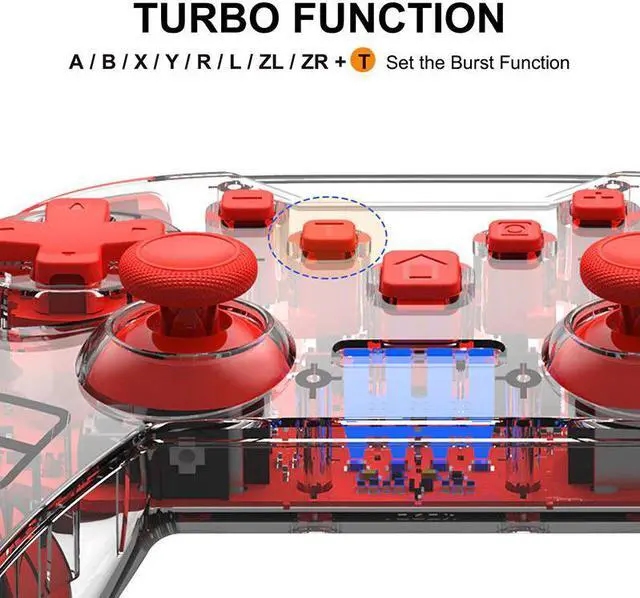 Alt view image 2 of 5 - For NS Switch Pro Wireless Bluetooth Game Controller For Nintendo Switch Pro Remote Gamepad For Nintend Console Joystick Gamepad