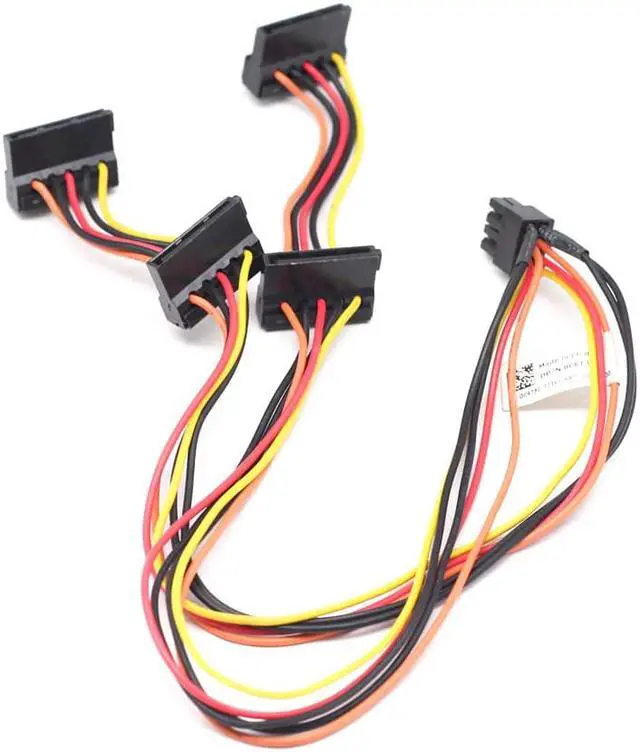 Alt view image 2 of 5 - FOR  3020MT Desktop PC 8-pin to 4-Drop SATA Power Cable C8T8C 0C8T8C