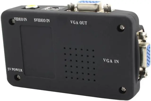 Alt view image 2 of 5 - AV to VGA converter VGA+S-video Composite RCA in to VGA out for PC to TV
