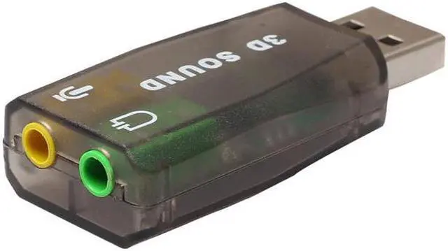 Main image of Adapter 3D Sound card 5.1 USB To 3.5mm mic headphone Jack Stereo Headset For Xbox 360 or PS3 2018