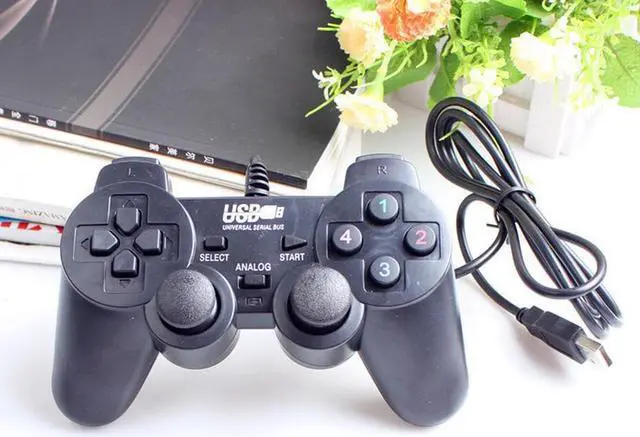 Alt view image 4 of 5 - Game Controller Usb Wired Controller Game Controller Game Console Accessories For Pc Computer/windows