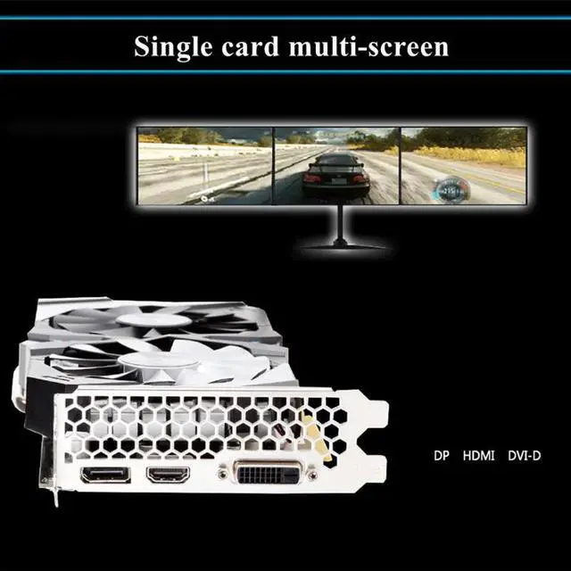 Alt view image 5 of 5 - GeForce GTX1050TI Terminator 4G Graphics Card  GDDR5 128bit GPU Video Gaming Video Card For PC Computer HDMI DP DVI