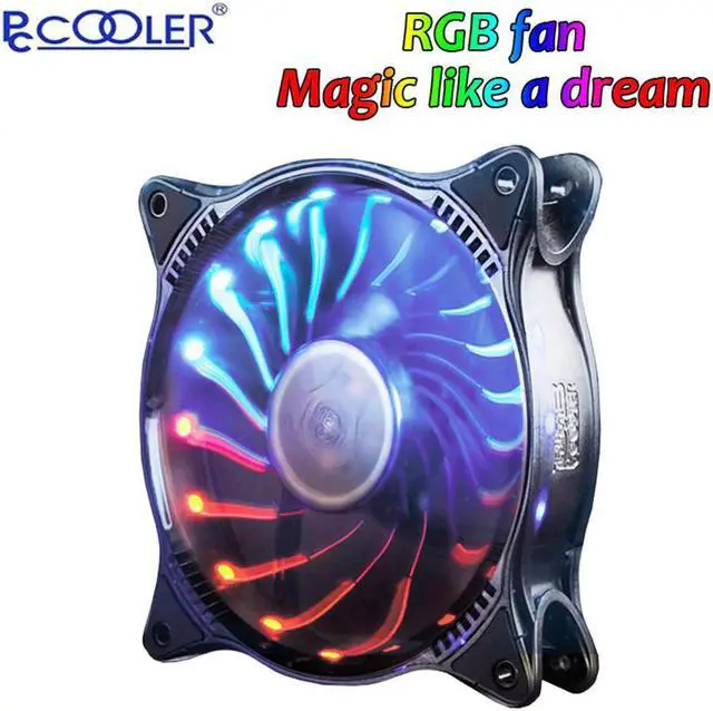 Main image of PC-SK120 Starry Sky 12cm Computer Case Cooling Fan Quiet RGB LED magic adjustable 120mm CPU Cooler Water Cooling Fan