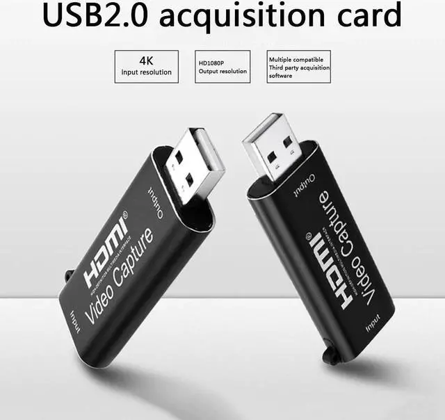 Main image of USB 2.0 Capture Card Practical Durable Convenient  Video Recorder Box for PS4 Game DVD Camera Live Stream