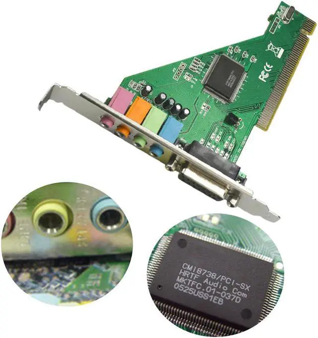 Main image of 4.1CH CMI8738 Internal Practical Desktop PC Stereo Sound Audio Card Components Chipset DLS With Driver CD Computer Electronic