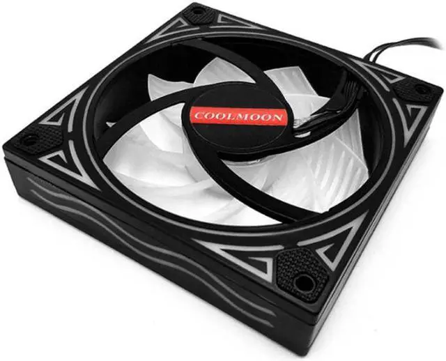 Alt view image 3 of 5 - wave RGB 120mm Cooling fan desktop 5V computer Case silent magic color changing fan Quiet IR Remote