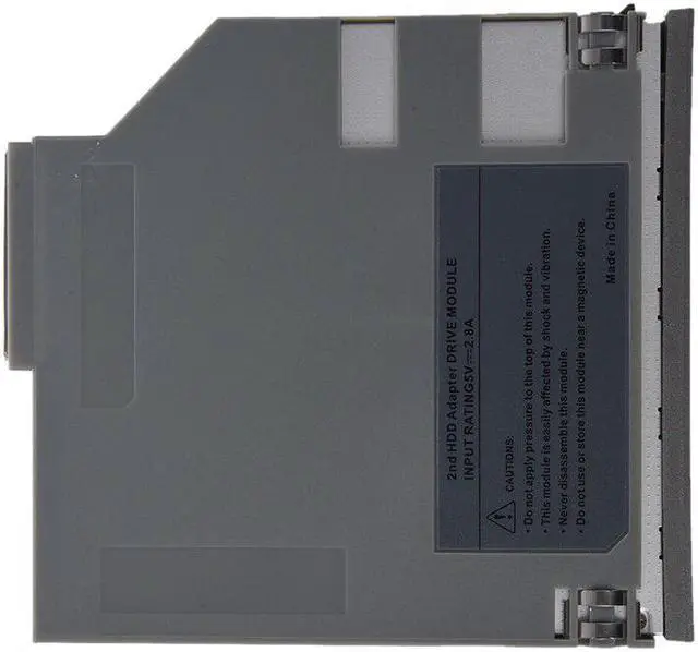 Alt view image 2 of 4 - Hard Drive Caddy for Dell Latitude D610 D620 D630 D800 D810 D820 D830 - SATA 2nd Hard Drive HDD Caddy Adapter