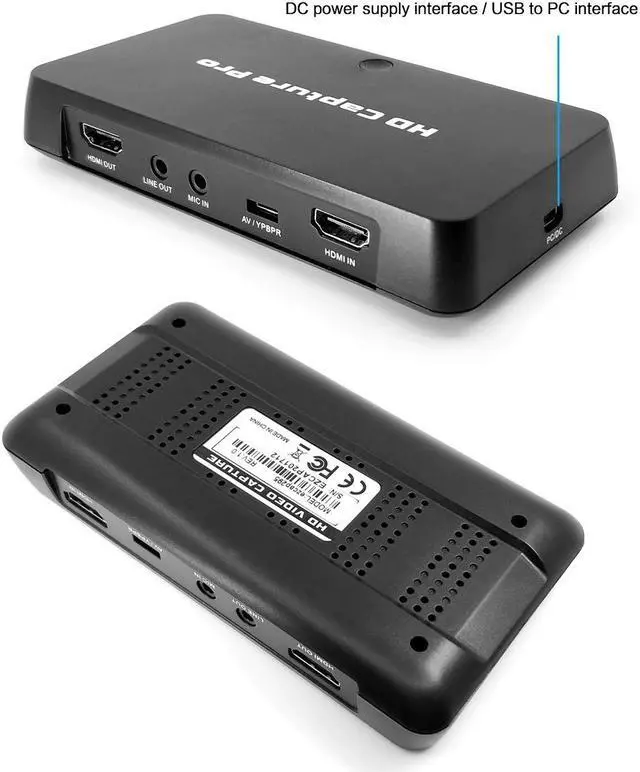 Alt view image 4 of 5 - 295 1080P HD Video Game Capture OBS Live  Recorder USB 2.0 Playback Capture Cards For Xbox 360 Xbox One PS4 Set-Top Box