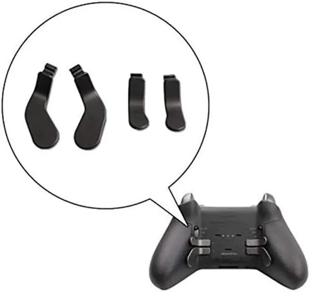 Main image of 4PCS Game Handle Buttons Trigger Stainless Steel Paddles Controller Paddles For ONE Elite Series 2 Controller