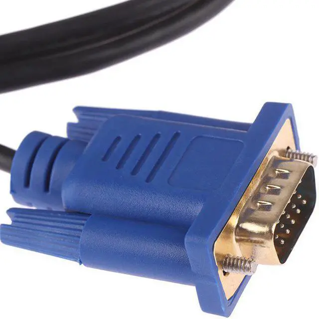 Alt view image 4 of 5 - to VGA Cable HD 1080P Male to VGA Male Video Converter Adapter for PC Laptop S10 DMI to VGA Cable