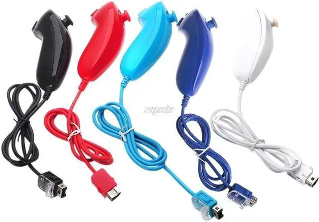 Main image of Nunchuk Video Game Controller Remote For Nintendo For Wii Console 5 Colors ping