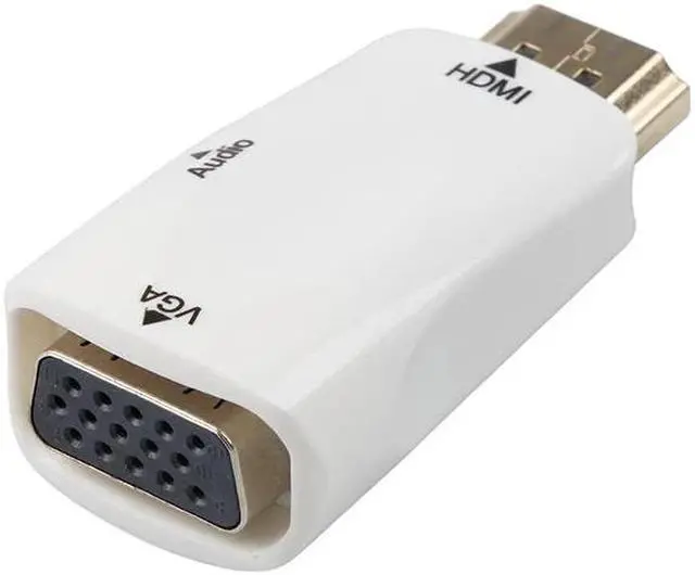 Alt view image 4 of 5 - HDMI To VGA Converter Male to Female With Audio Cable Support HD 1080P For PC Laptop Wholesale