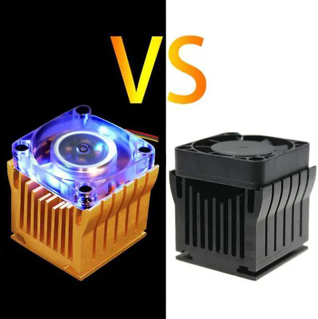 Main image of Aluminium Northbridge Heatsink Cooler Motherboard Radiator w/4cm Fan For PC Computer Case South North Bridge Chipset Cooling