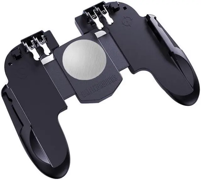 Alt view image 3 of 5 - Finger Pubg Controller Gamepad Pubg Mobile Trigger L1R1 Shooter Joystick Game Pad Phone Holder Cooler Fan with Power Bank