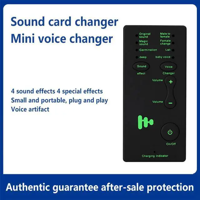 Alt view image 4 of 5 - Voice Changer Microphone Disguiser 4 Voice Changing Modes Male/Female/Loli/Baby Voice For PC Phone Sound Card Changer
