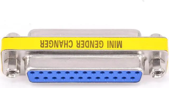 Alt view image 3 of 5 - Female to Female connector adapter Printer Parallel LPT Port F/F