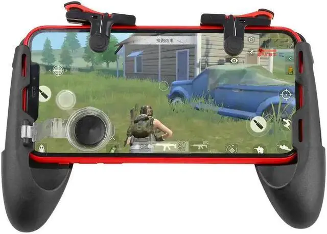 Main image of 3 in 1 Mobile Gamepad Controller for PUBG Joystick Trigger Fire Button Key with Phone Holder Bracket for PUBG Game