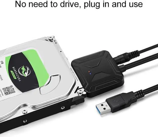 Alt view image 3 of 5 - 3.0 To SATA 3 Cable Sata To  Adapter Convert Cables Support 2.5 Or 3.5 Inch External  SSD HDD Adapter Hard Drive 5Gbps