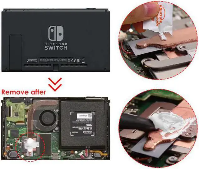 Alt view image 2 of 5 - 10pcs Thermal Grease For Nintendo Switch Main Board Heat-Away Paste For NS Lite Console Thermal Compound For CPU