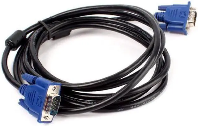 Alt view image 3 of 5 - 1080P VGA Cable Gold-plated Connector 1.5m  3+2 15pin VGA to VGA Cable for computer projector monitor screen
