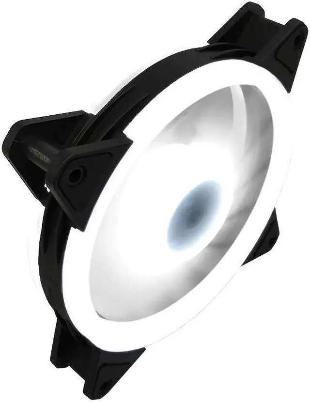 Alt view image 4 of 5 - Case Fan Cooling Fans 120mm 3pin Colorful  Blue Red White Fluid Bearing LED Computer Cooling Fan Radiator Ventilador