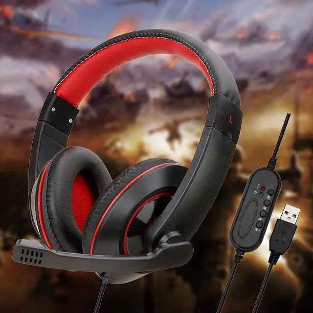 Main image of selling 2020 Gaming Headset USB Over-Ear Stereo Gaming Headphone Microphone For N-Switch Support Wholesale and Dropshipping