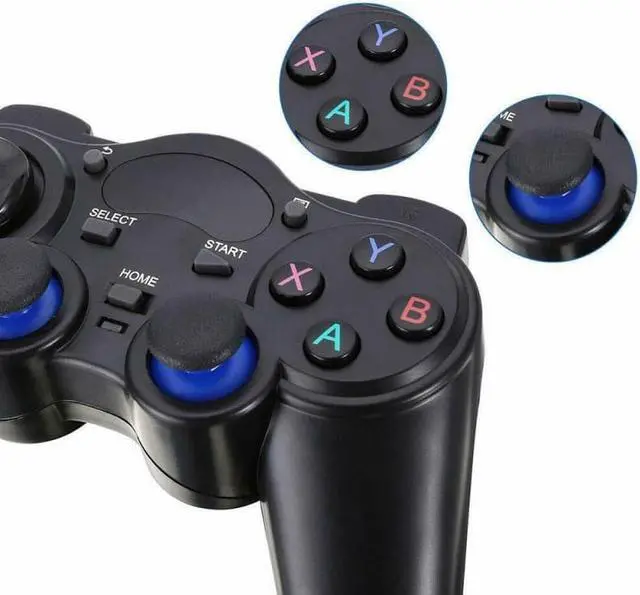 Alt view image 5 of 5 - For Android Tablet Phone PC TV 2.4G Wireless Controller Gaming Gamepad Joystick With OTG Converter For PS3/Smart Phone Gamepads