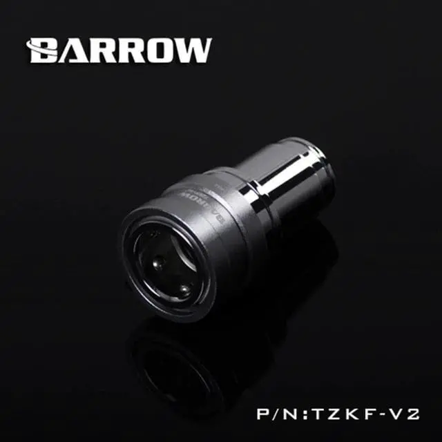 Alt view image 3 of 5 - TZKM-V2 Silver Body water cooling fittings sealing quick coupling Male connector with female connector