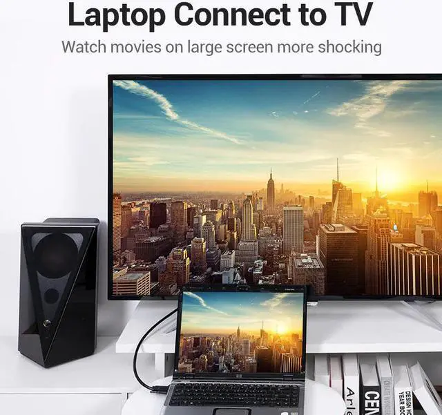 Alt view image 4 of 5 - Displayport to VGA Cable 1080P DP to VGA Converter Male to Male for Laptop Projector Monitor Display Port to VGA Adapter