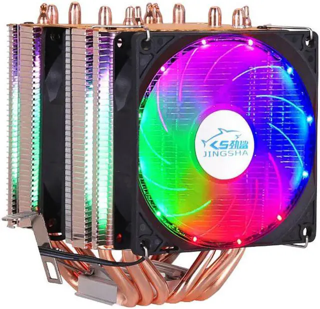 Alt view image 2 of 5 - 6 copper tube double tower high efficiency cooling fan for LGA 1155 1356 1156 1366 2011 And cpu