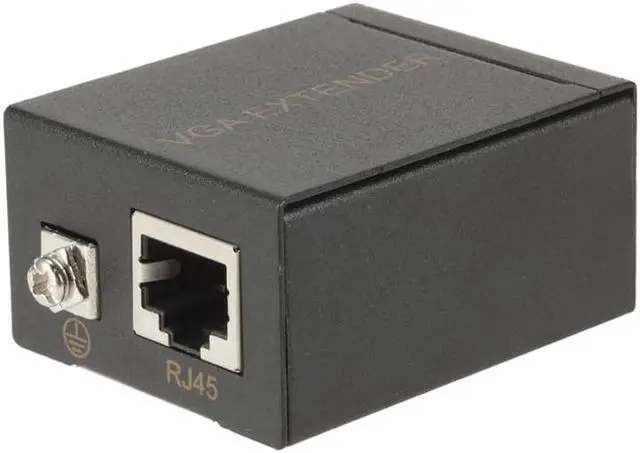 Alt view image 5 of 5 - Cable RJ45 To VGA Extender 60 Meters VGA To  Signal Amplifier Cable Transmitter Ethernet Wall Plate Adapters