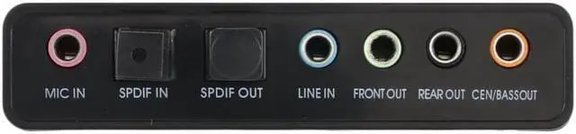 Alt view image 2 of 5 - USB Sound Card 6 Channel 5.1 Optical External Audio Card Converter for Laptop Desktop