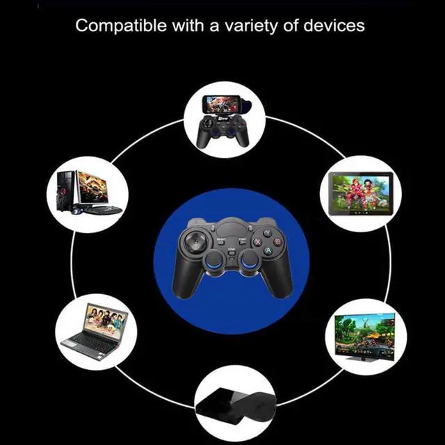 Alt view image 4 of 5 - Console Joystick Game-pad 2.4GHz Wireless Game Controller Gamepad Fit For Android/Table/TV Box/Smart TV and For PC PS3