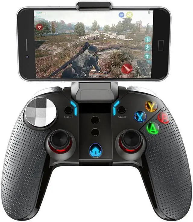 Alt view image 2 of 5 - 9099 Wireless Bluetooth Game Controller Gamepad Vibration Telescopic Joystick for Android iOS Phone Windows PC TV Box