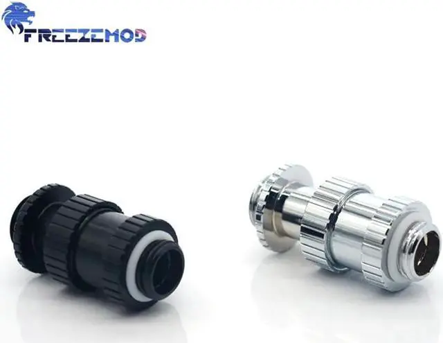 Alt view image 2 of 4 - Retractable 22-31mm Extender Double Male Adapter Adjustable Male-Male Extension Fitting G1/4 Thread Water Cooler Mod
