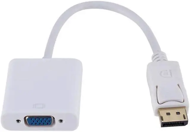 Alt view image 5 of 5 - Display Port DP to VGA Adapter Cable Male to Female Converter for PC Computer Laptop HDTV Monitor Projector