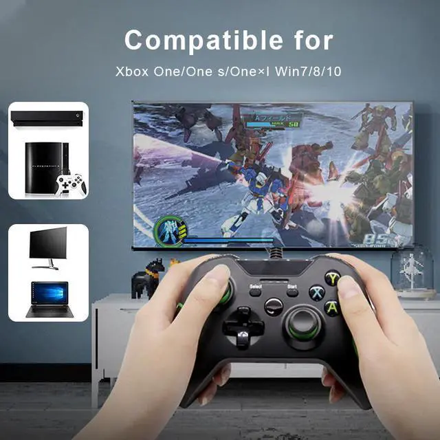 Alt view image 3 of 5 - For One Controller Gamepads USB Wired Game Controller Gamepads Flexible Operation Durable Suitable For Computer Laptop