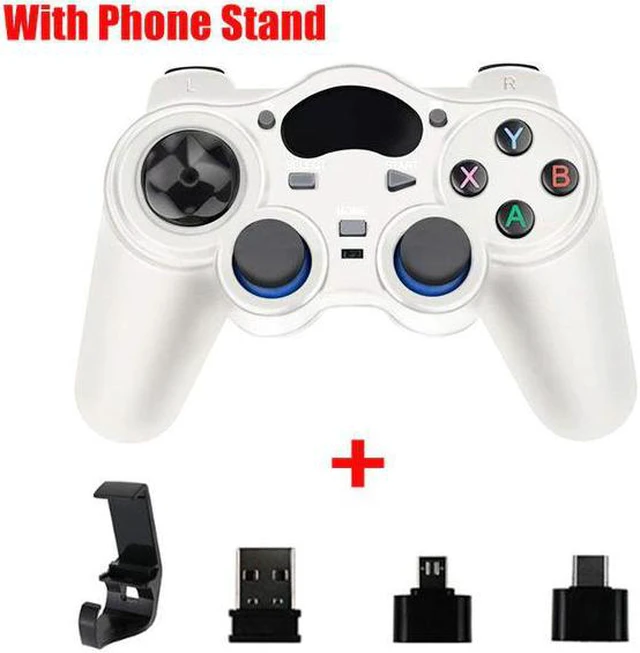 2.4GHz Gamepad Joystick Wireless Game Controller with Receiver for PS3 ...