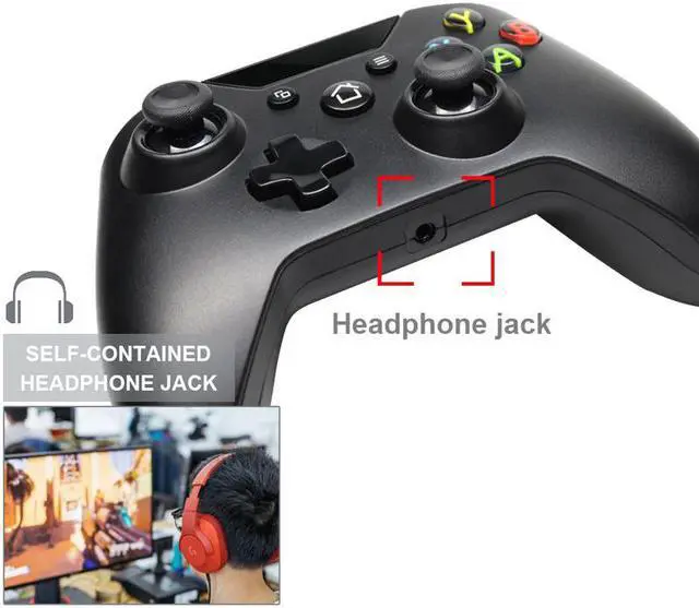 Alt view image 3 of 5 - Wired Controller For Xbox One Video Game JoyStick Mando For Microsoft Xbox One Slim Gamepad Controle Joypad For Windows PC