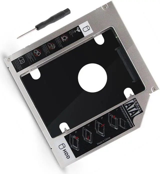 Main image of 12.7mm 2nd Hard Drive SSD HDD Caddy for DELL Inspiron 15R SE 7520 N5010 N5110 M5010