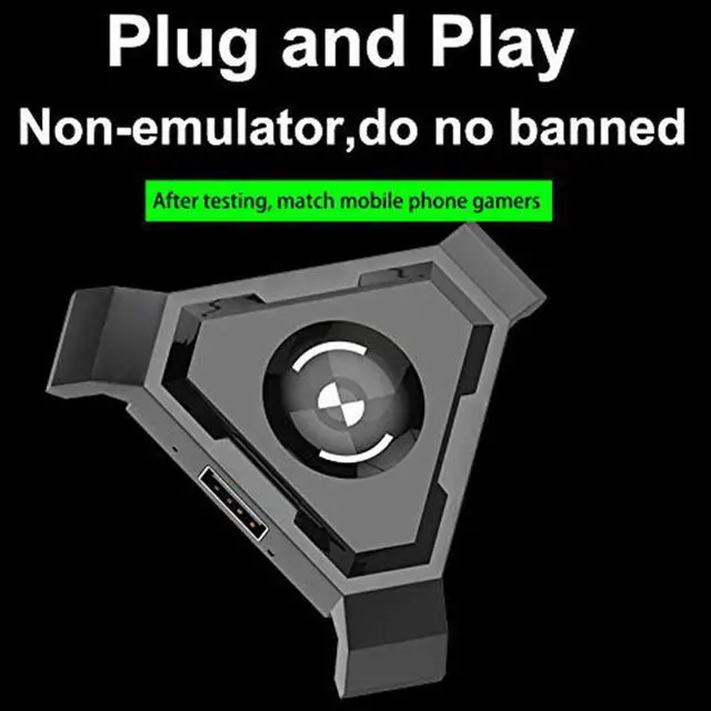 Alt view image 4 of 5 - Mobile Bluetooth 4.1 Android Controller Mobile Controller Gaming Keyboard Mouse Converter For IOS for iPad